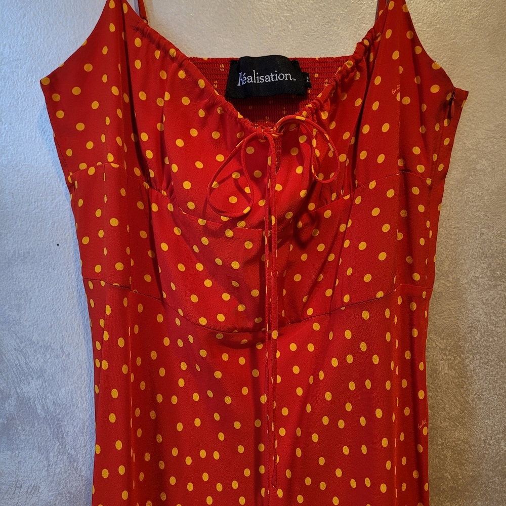 REALISATION PAR THE ALBA ROSSA SILK DRESS - Picture 5 of 8